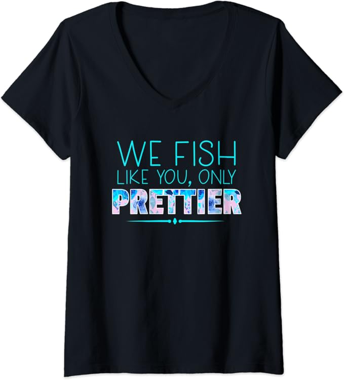 woman fishing shirts